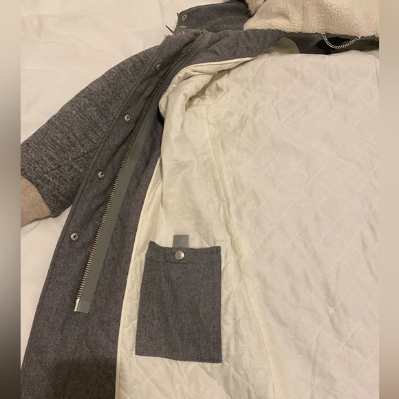 Rag & Bone Winter Coat with removable shearling collar - Picture 10 of 11